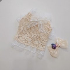 lace vest tops画像