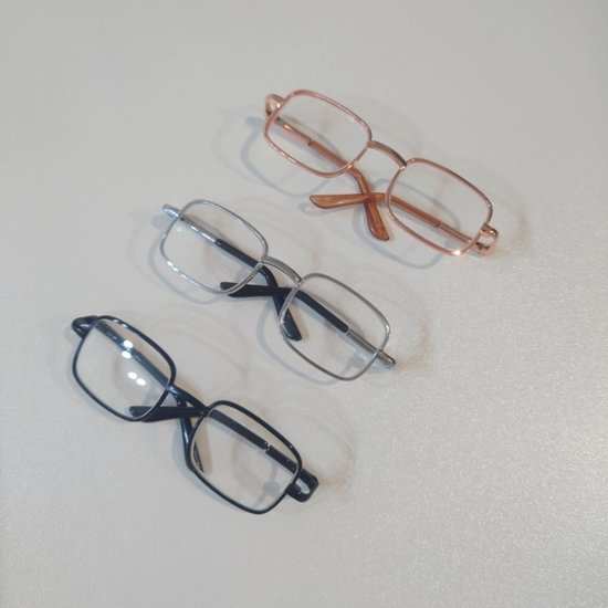 rectangle glasses画像