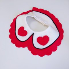 heart applique 付襟スタイの画像