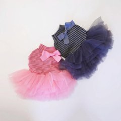 Baby stripe tutu dressの画像