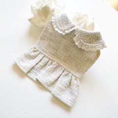 LASTサイズMのみ)tweed cropped dress画像