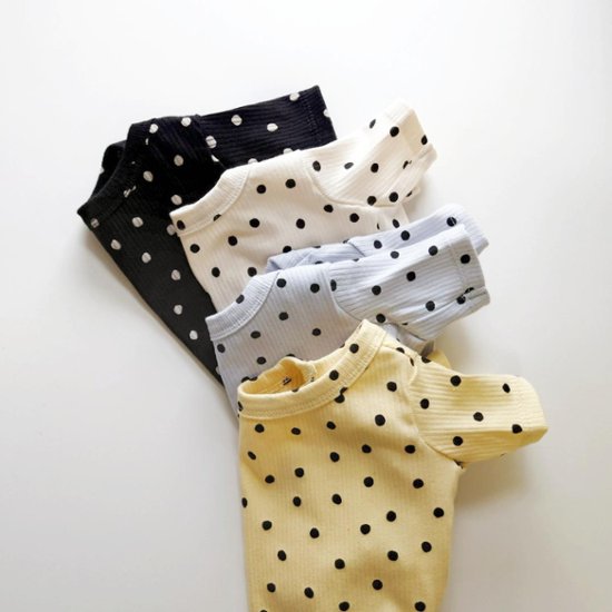 Jenny Hearts dot t-shirt (カラー)画像