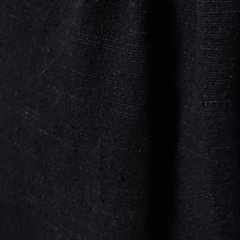 【遠州綿紬】綿麻ストレートパンツ　あらし濃紺　　画像