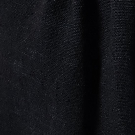 【遠州綿紬】綿麻ストレートパンツ　あらし濃紺　　画像