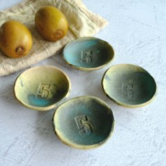 blue豆皿の画像