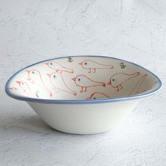 赤いとり・ｻﾗﾀﾞのお皿L画像