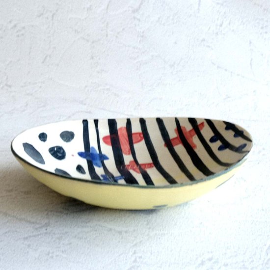 ６寸丸深絵皿画像