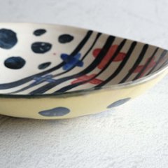 ６寸丸深絵皿画像