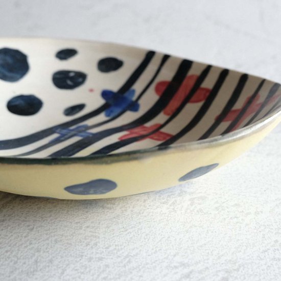 ６寸丸深絵皿画像