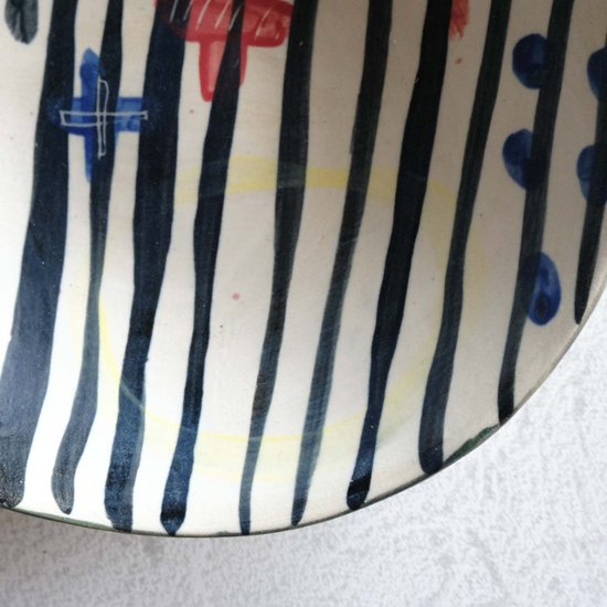 ６寸丸深絵皿画像