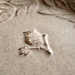 フクロウ皿画像