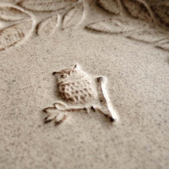 フクロウ皿画像