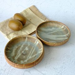 ｽﾘｯﾌﾟ模様丸浅鉢Ｓの画像