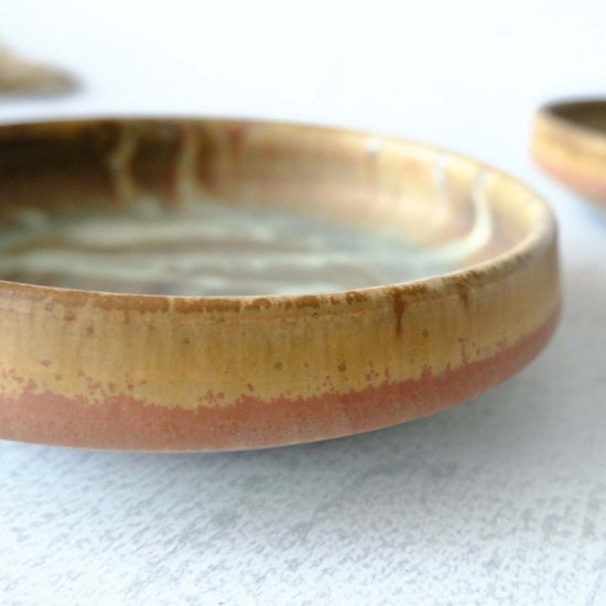 ｽﾘｯﾌﾟ模様丸浅鉢Ｓ画像