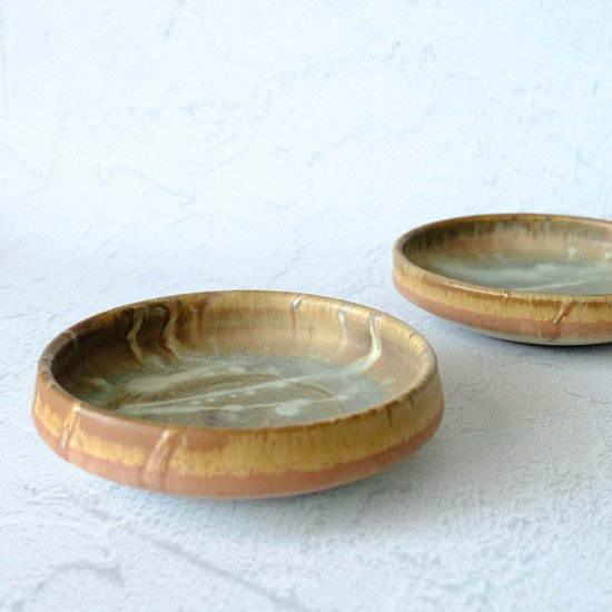 ｽﾘｯﾌﾟ模様丸浅鉢Ｓ画像