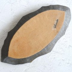 アラベスク文長皿画像