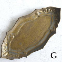 アラベスク文長皿画像