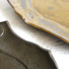 アラベスク文長皿画像