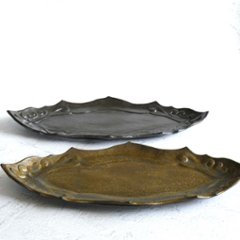 アラベスク文長皿画像