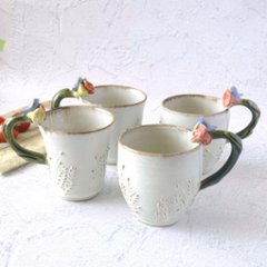 お花取手マグの画像