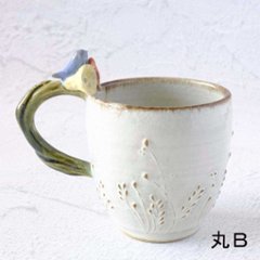 お花取手マグ画像