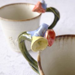 お花取手マグ画像