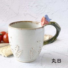 お花取手マグ画像