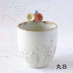 お花取手マグ画像