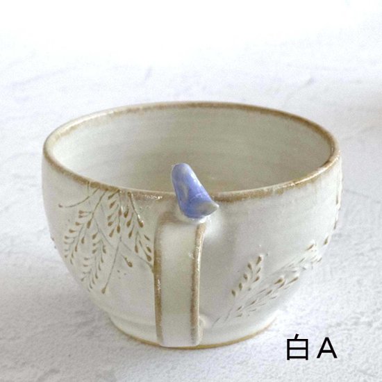 小鳥のスープカップ画像