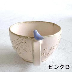小鳥のスープカップ画像