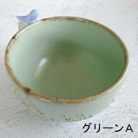 小鳥のスープカップ画像