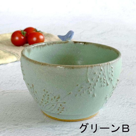 小鳥のスープカップ画像