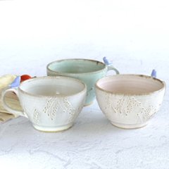 小鳥のスープカップの画像