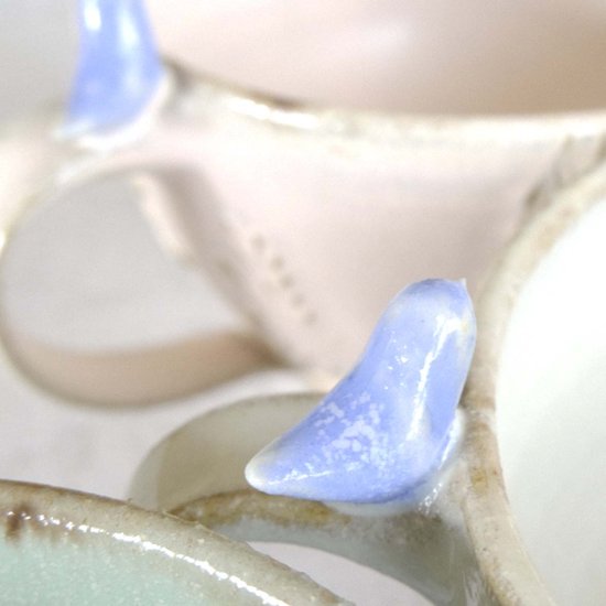 小鳥のスープカップ画像