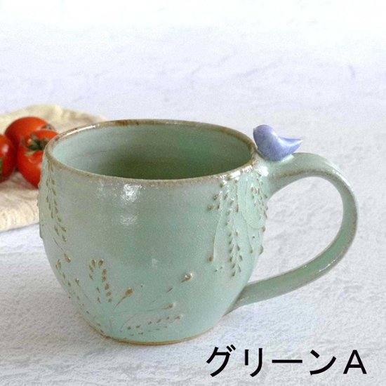 小鳥のマグカップ画像