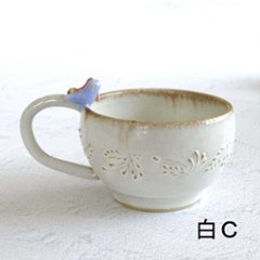 小鳥とお花のﾃｨｰｶｯﾌﾟ画像