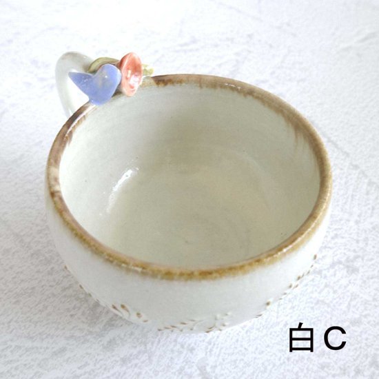 小鳥とお花のﾃｨｰｶｯﾌﾟ画像