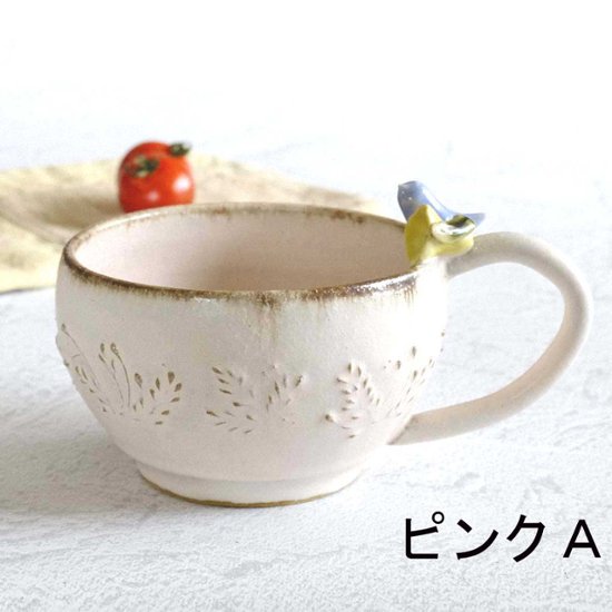 小鳥とお花のﾃｨｰｶｯﾌﾟ画像