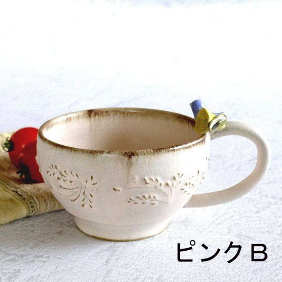 小鳥とお花のﾃｨｰｶｯﾌﾟ画像