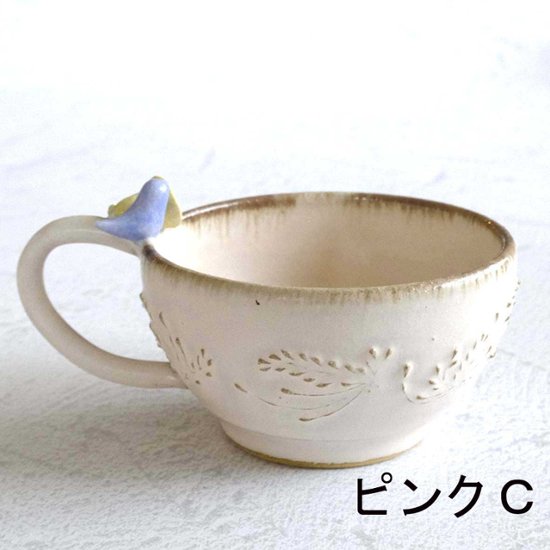 小鳥とお花のﾃｨｰｶｯﾌﾟ画像