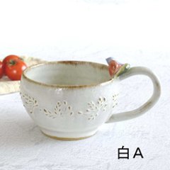 小鳥とお花のﾃｨｰｶｯﾌﾟ画像