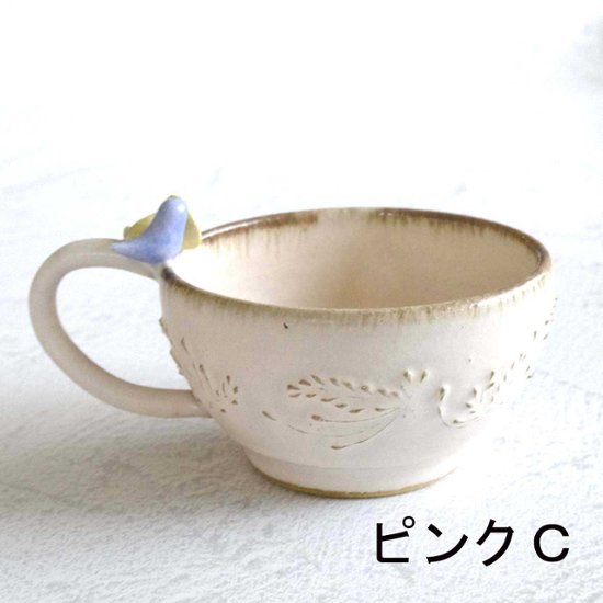 小鳥とお花のﾃｨｰｶｯﾌﾟ画像