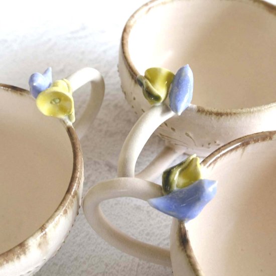 小鳥とお花のﾃｨｰｶｯﾌﾟ画像