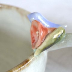 小鳥とお花のﾃｨｰｶｯﾌﾟ画像