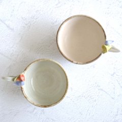 小鳥とお花のﾃｨｰｶｯﾌﾟ画像