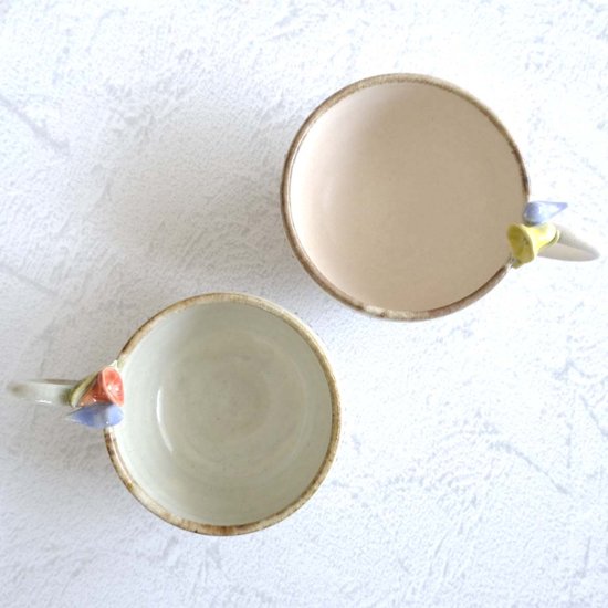 小鳥とお花のﾃｨｰｶｯﾌﾟ画像