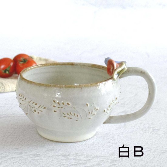 小鳥とお花のﾃｨｰｶｯﾌﾟ画像