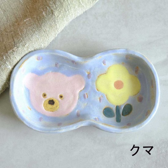 ひょうたん型の豆皿画像