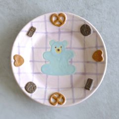 キャラクター付き小皿画像