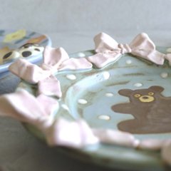 キャラクター付き小皿画像